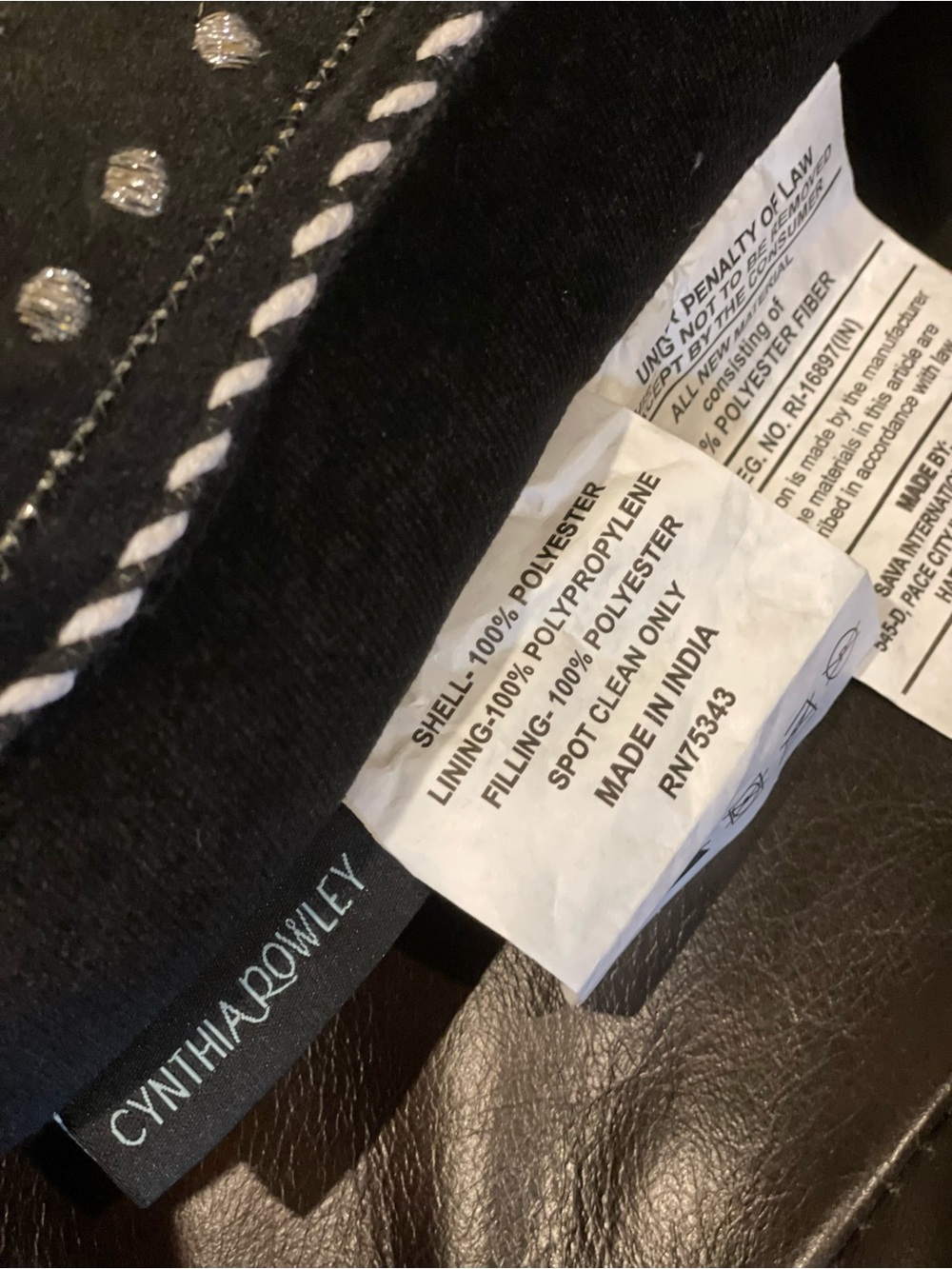 CYNTHIA ROWLEY NWT Butterfly Shaped Embroidered Celestial Accent Throw Pillow - Picture 8 of 14